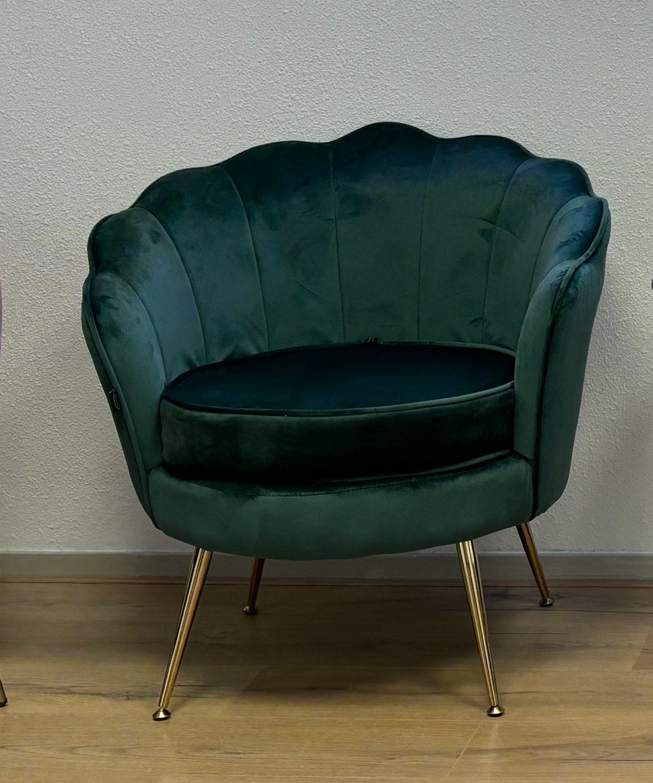 Schelp stoelen, Huis en Inrichting, Fauteuils, Ophalen, Zo goed als nieuw, Minder dan 75 cm, 50 tot 75 cm