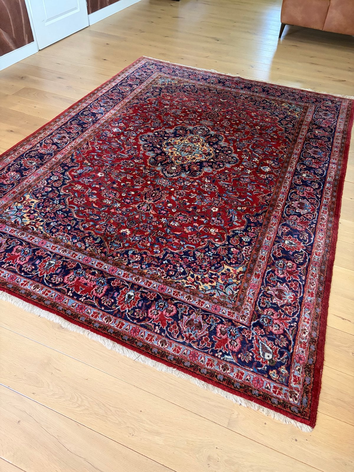 Prachtig Oosters tapijt, handgeknoopt, Ophalen, Gebruikt, 200 cm of meer, 200 cm of meer