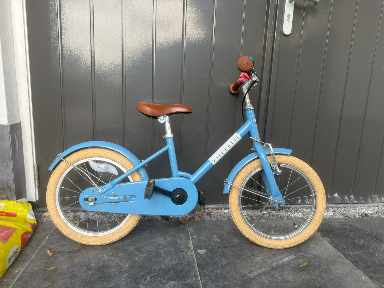 Veloretti Maxi met zijwieltjes, Fietsen en Brommers, Fietsen | Kinderfietsjes, Ophalen, Zijwieltjes, Velgrem, 16 tot 20 inch
