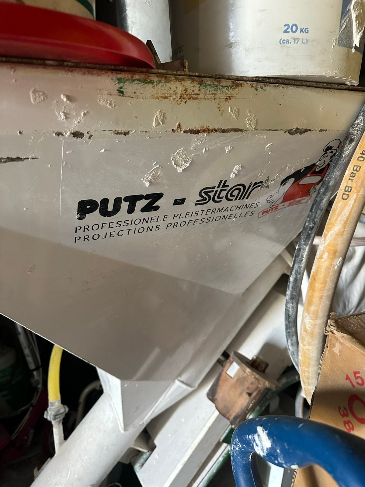Gipsspuit Putz Star Professionele Pleistermachine, Ophalen