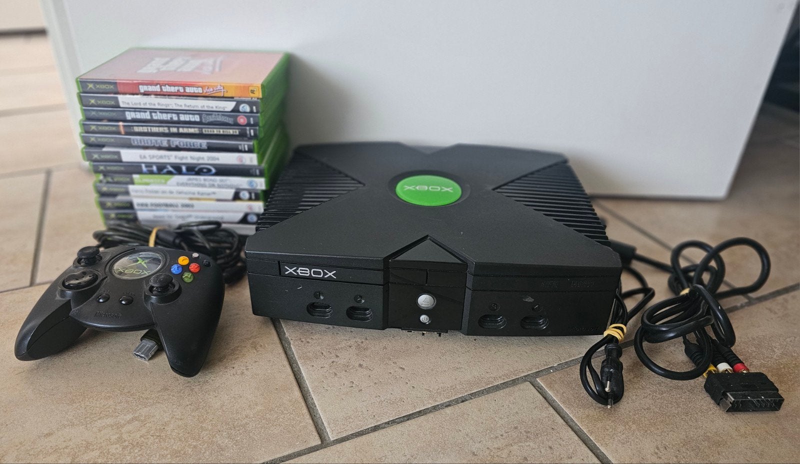 xbox original/classic met xecuter2, Spelcomputers en Games, Ophalen of Verzenden, Gebruikt, Met 1 controller