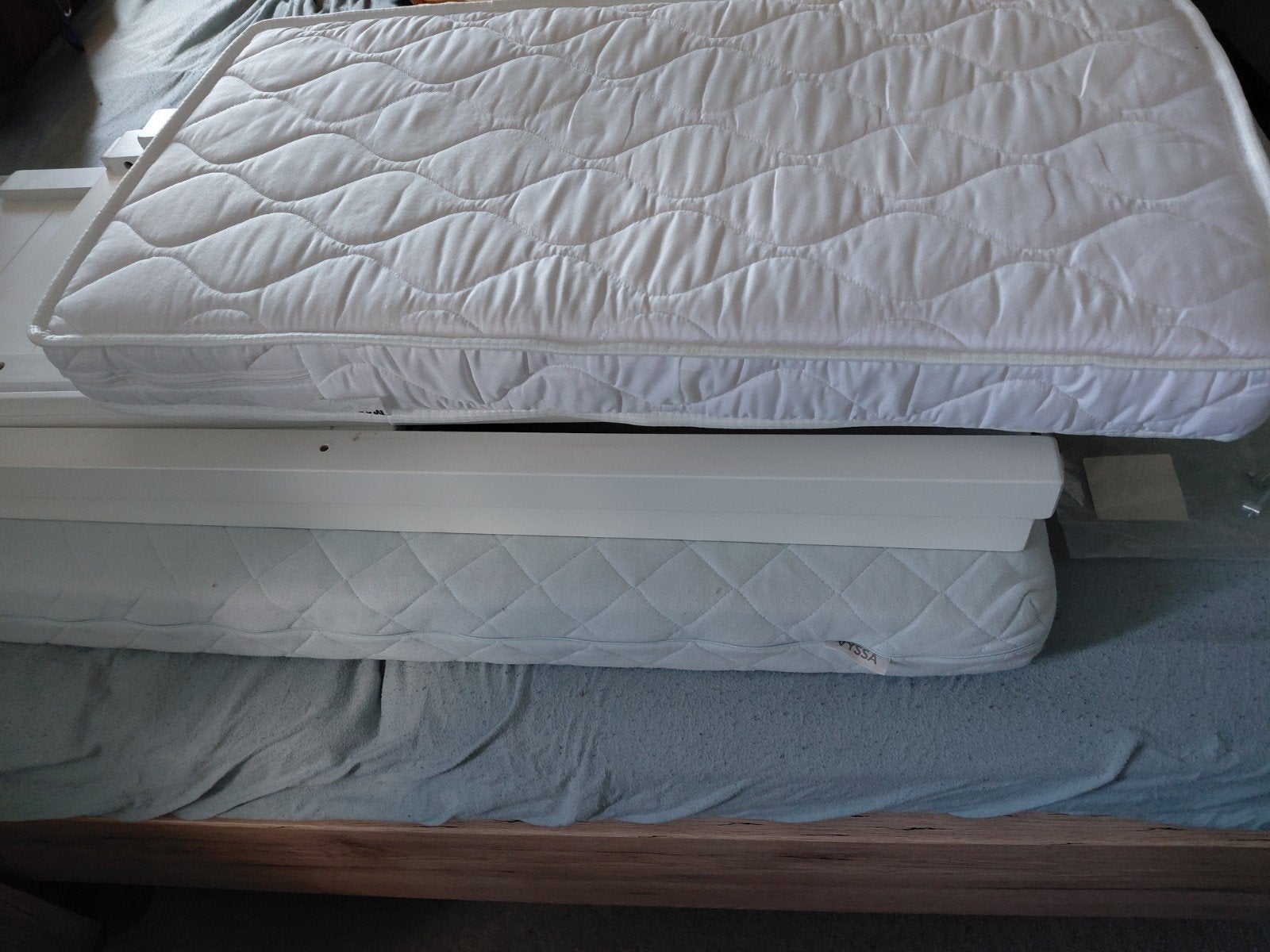 Kidsmill Noa Wieg - Mat Wit met matras, Ophalen, Zo goed als nieuw, Wieg