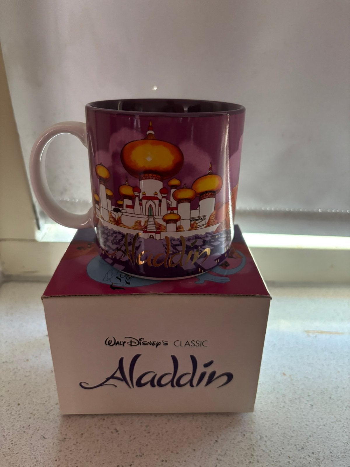 Vinted disney Aladdin mok, Ophalen of Verzenden, Zo goed als nieuw, Servies
