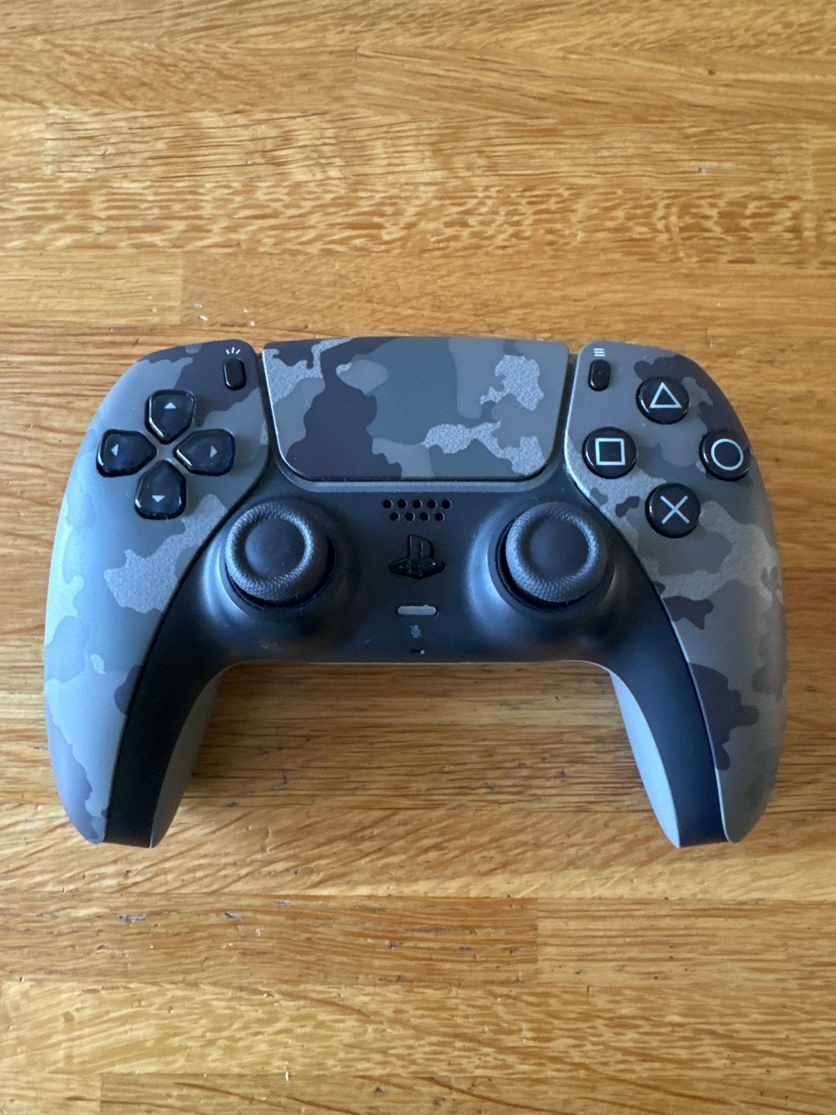 PS5 DualSense Controller - Camouflage Grijs, Ophalen of Verzenden, Zo goed als nieuw, Playstation 5