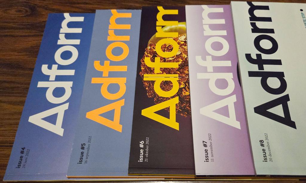 Adformatie magazines 2022, Ophalen of Verzenden, Zo goed als nieuw, Overige typen