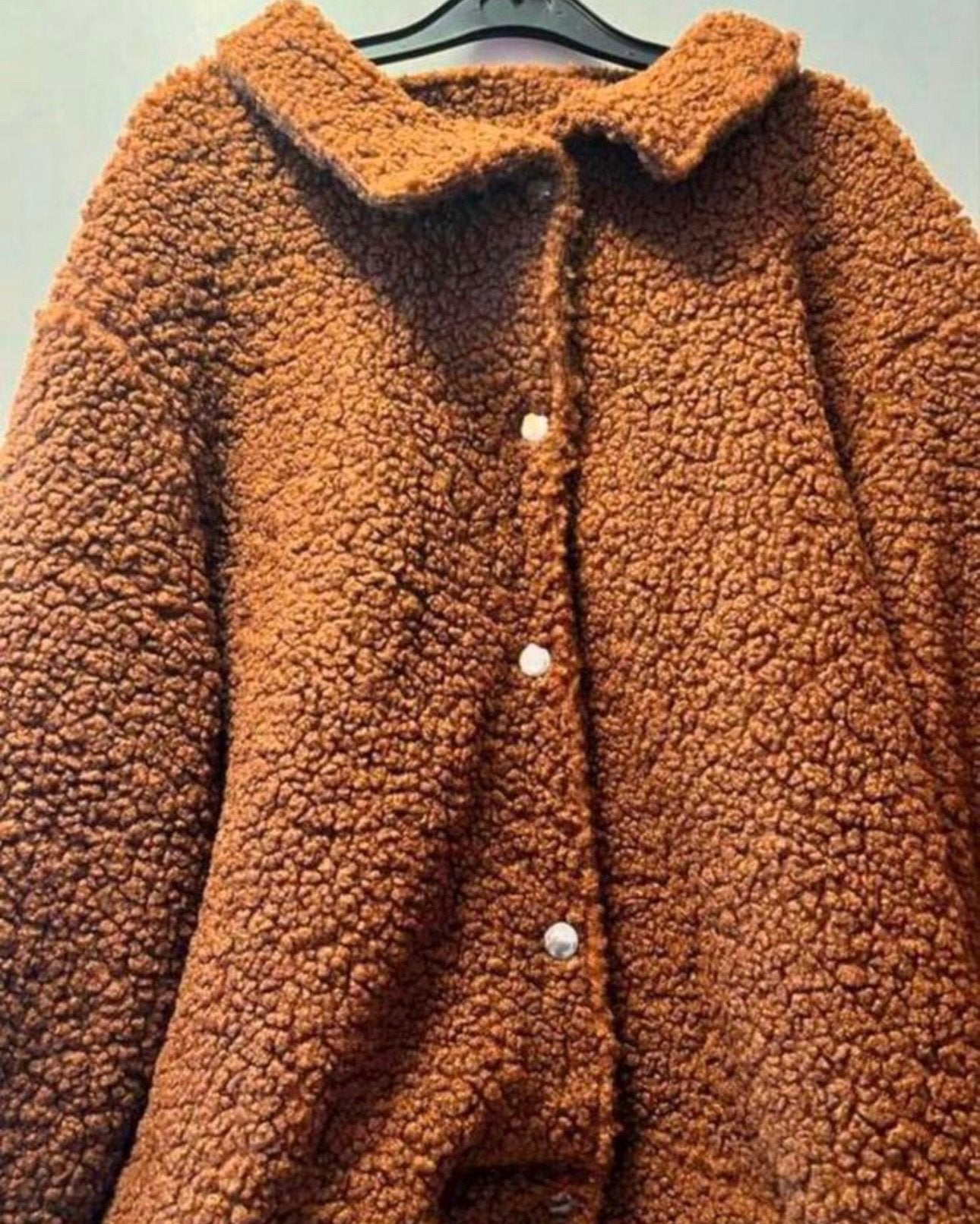 Teddy jas nieuw maat S/M, Ophalen, Zo goed als nieuw, Maat 38/40 (M), Beige