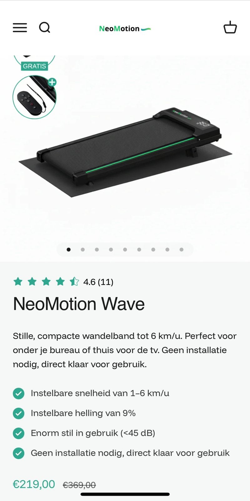 Loopband nieuw in doos, Kunststof, Nieuw, Ophalen of Verzenden, Loopband