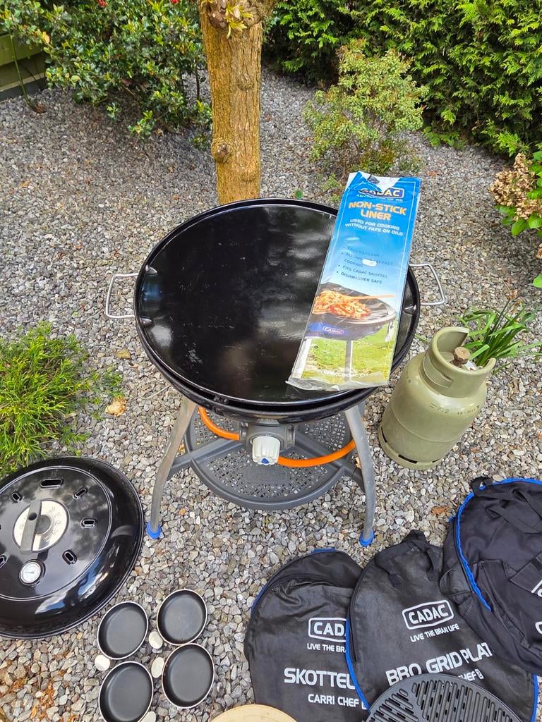 Cadac carri chef 2 skottelbraai Met volle gasfles, Ophalen, Cadac Carri Chef 2