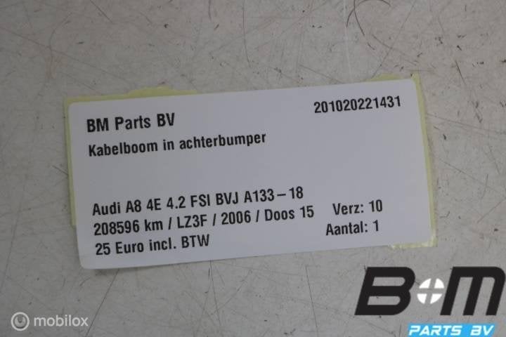 Kabelboom in achterbumper Audi A8 4E, Auto-onderdelen, Gebruikt
