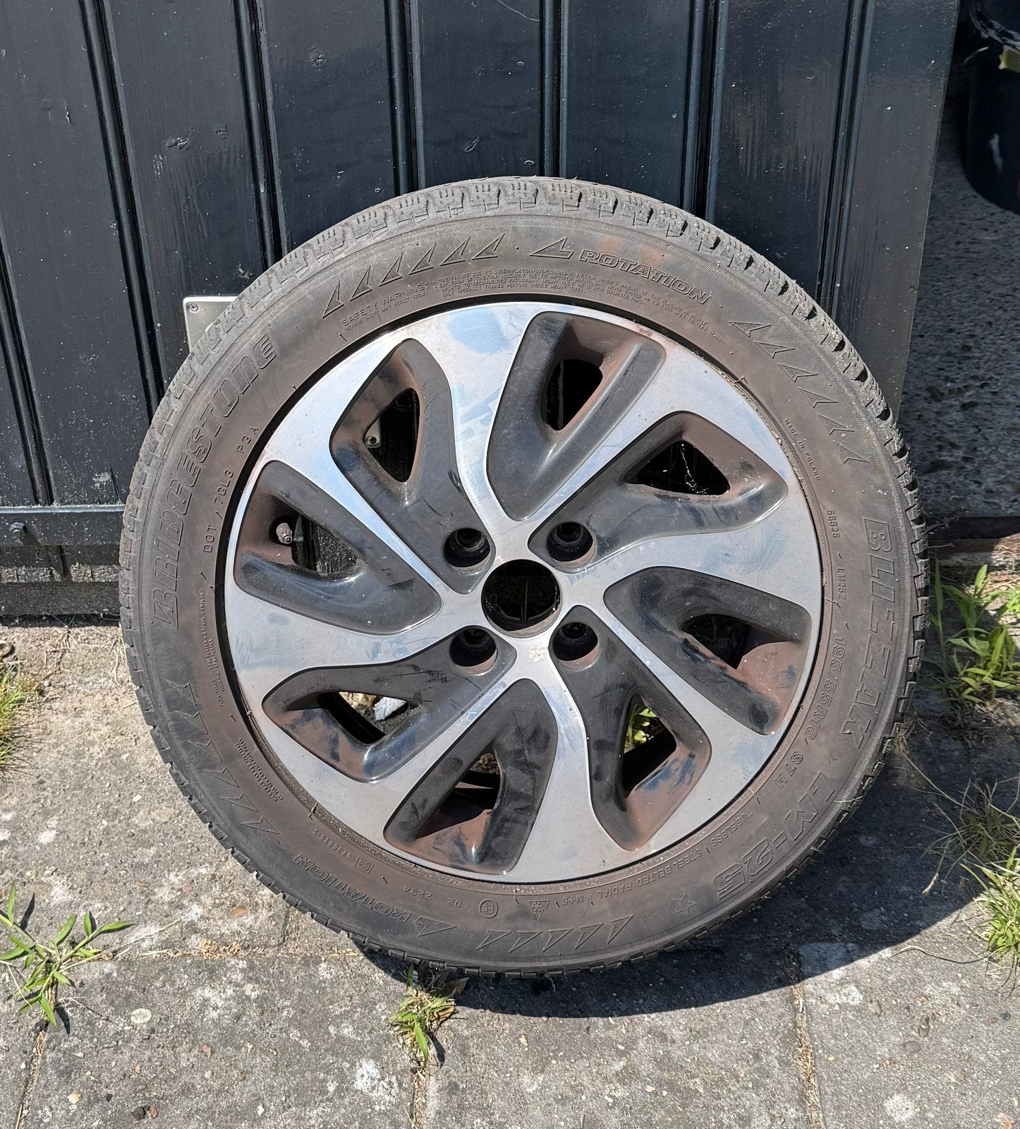 4x Originele Citroën DS3 Velgen met Banden 195/55/R16, Ophalen, Gebruikt
