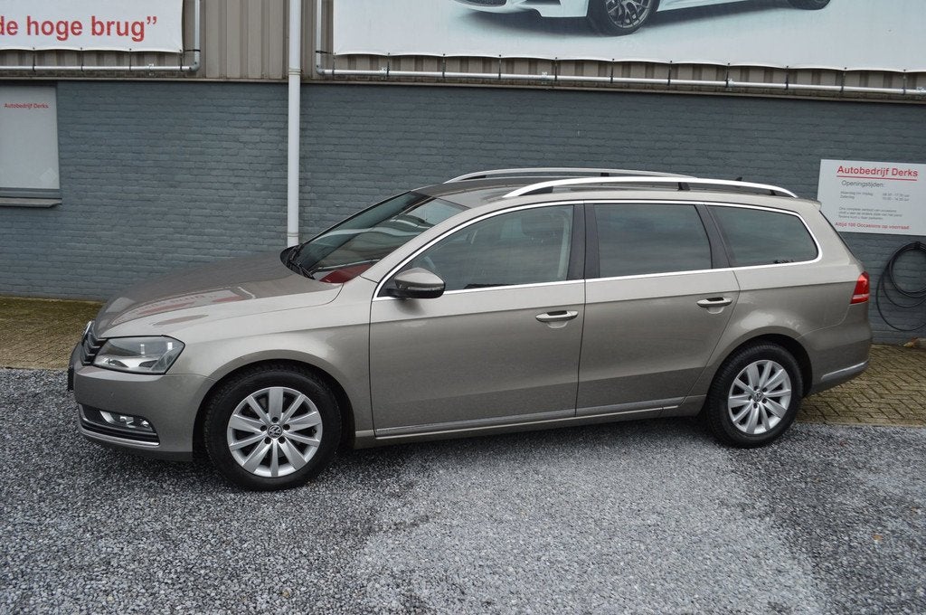 Volkswagen Passat Variant 1.4 TSI Highline Airco Automaat Na, Euro 5, Stof, Gebruikt, Bruin
