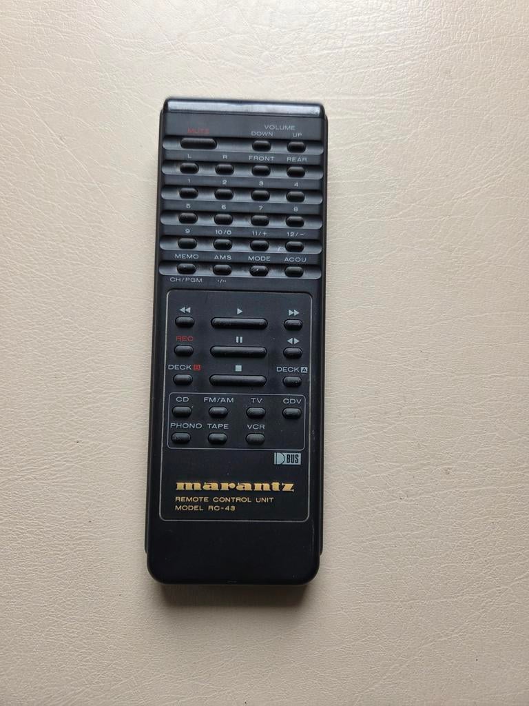 Marantz RC-43 Afstandsbediening Origineel, Ophalen of Verzenden, Gebruikt, Origineel, Tv