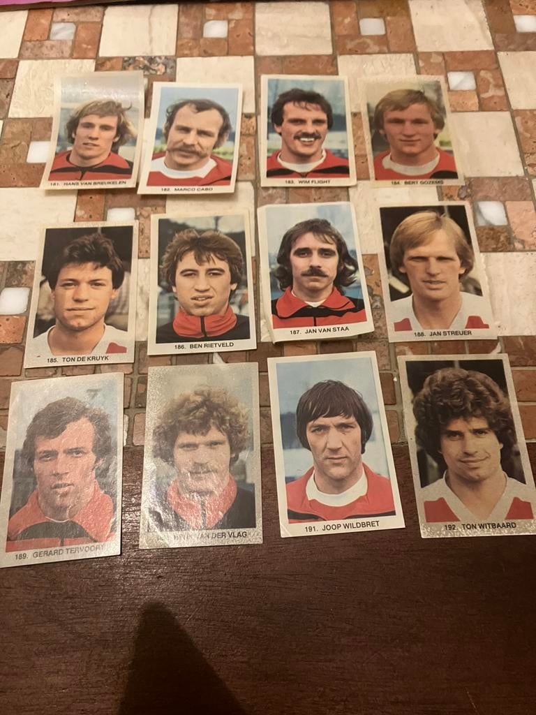 Fc utrecht panini Vanderhout 1979-1980, Ophalen of Verzenden, Gebruikt, F.C. Utrecht, Poster, Plaatje of Sticker