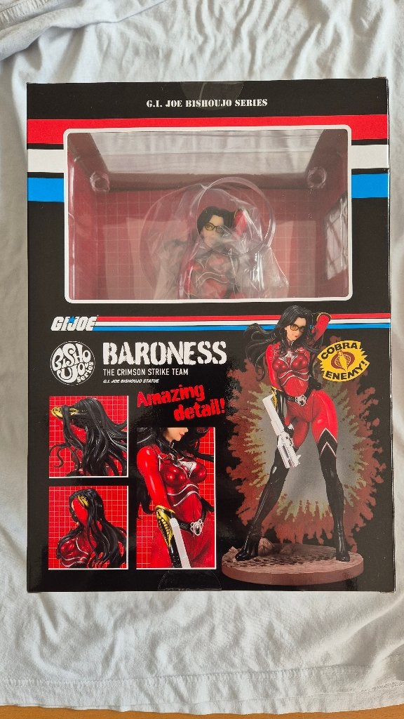 Kotobukiya G.I. JOE Baroness Crimson Strike Team figuur, Ophalen of Verzenden, Nieuw