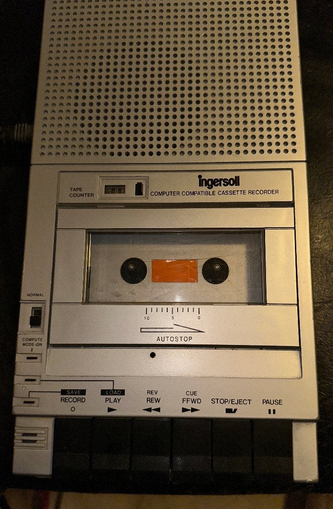Vtg ingersoll xk695, een compacte cassettespeler en recorder, Ophalen, Enkel, Overige merken, Tape counter
