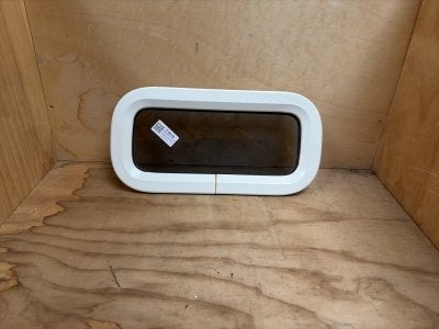 Patrijspoort vast wit (375x175 mm), Niet ingevuld, Gebruikt, Niet ingevuld, Niet ingevuld