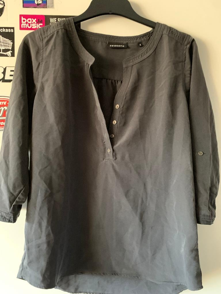 Seasons dames 3/4 mouw shirt maat s(nr.8 DM3), Kleding | Dames, Ophalen of Verzenden, Gedragen, Maat 36 (S), Grijs