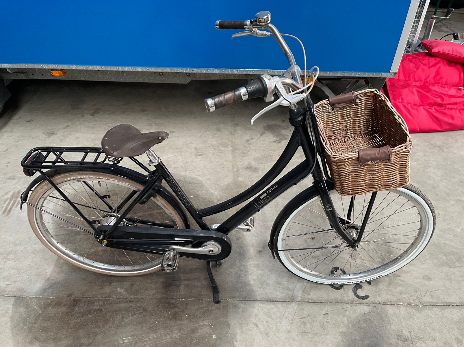 Cortina U5 damesfiets, Versnellingen, 56 cm of meer, Zo goed als nieuw, Trommelrem