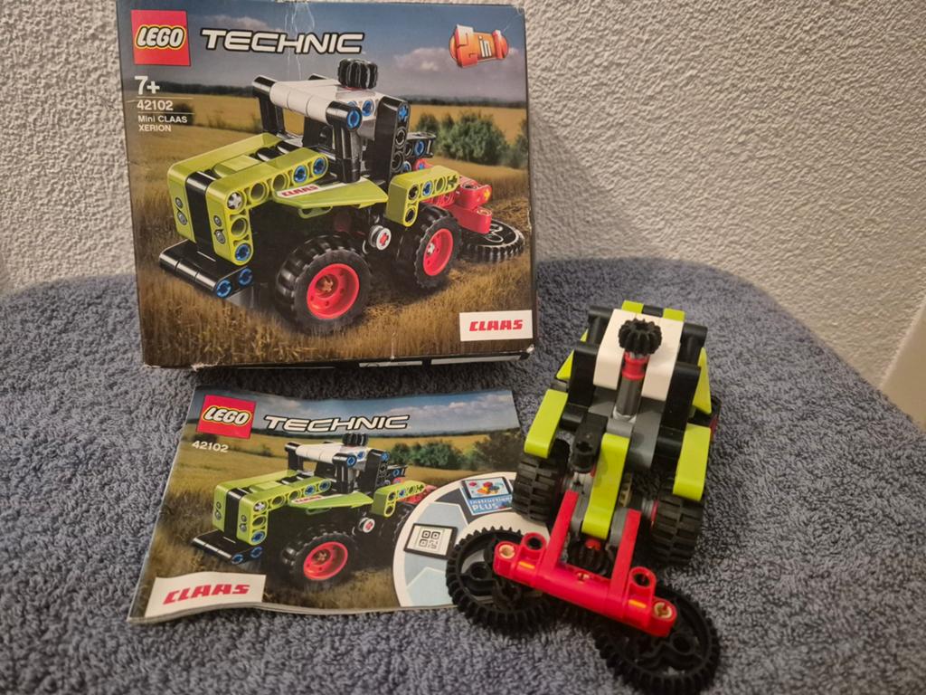 Lego 42102 technic claas tractor, Ophalen of Verzenden, Zo goed als nieuw