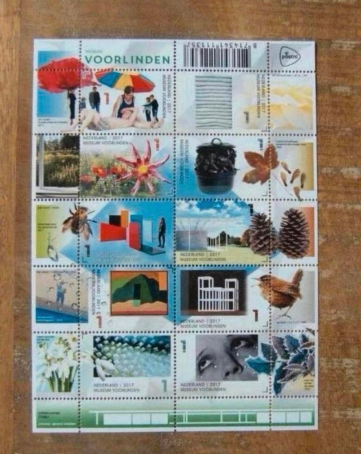 2017 Vel Museum Voorlinden NVPH V3555-3564 Postfris., Ophalen of Verzenden, Na 1940, Postfris