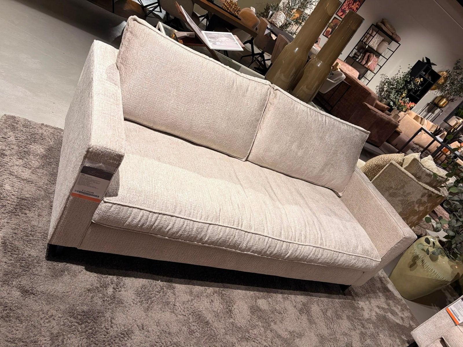 Room108 Bank Gigi 204x100cm van€1224 voor €673,-, Ophalen, Zo goed als nieuw, 75 tot 100 cm, Tweepersoons