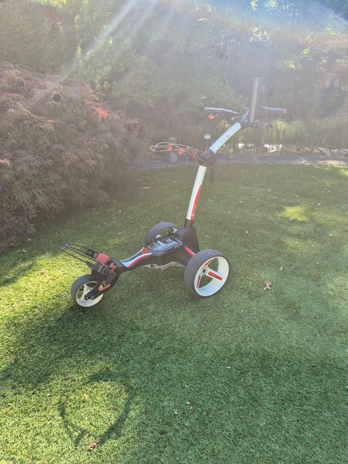 Motocaddy M1 Lithium elektrische golftrolley, Sport en Fitness, Golf, Ophalen, Gebruikt, Golfkar, Overige merken