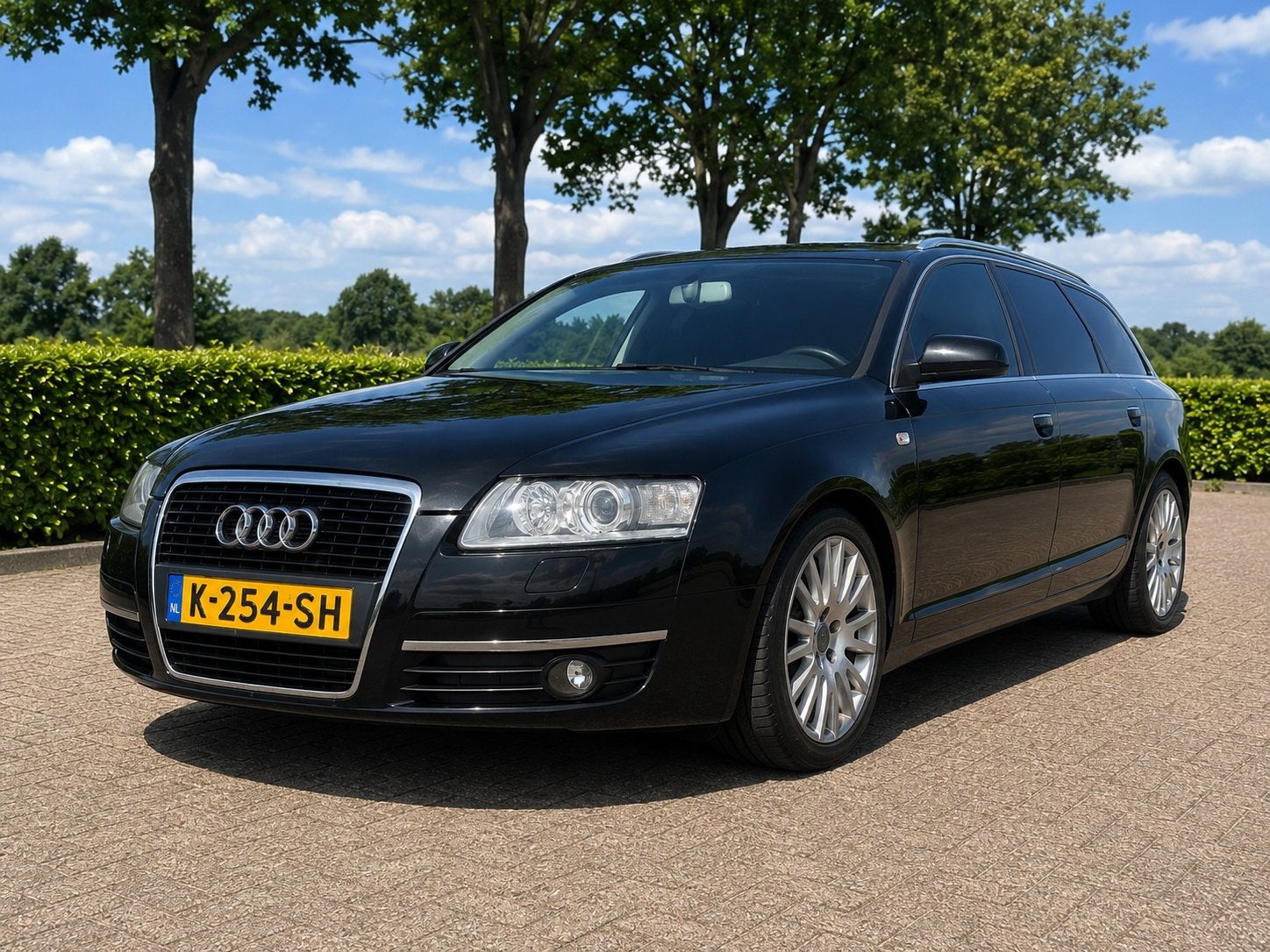 Audi A6 2.0 Tfsi Avant 125KW 2005 Zwart, Auto's, Audi, Voorwielaandrijving, Zwart, 4 cilinders, 1984 cc