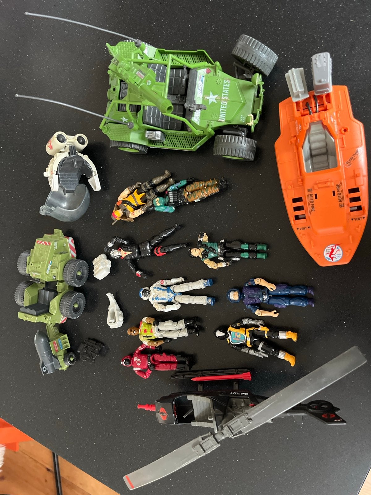 Grote collectie G.I. Joe figuren en voertuigen, Ophalen of Verzenden, Gebruikt