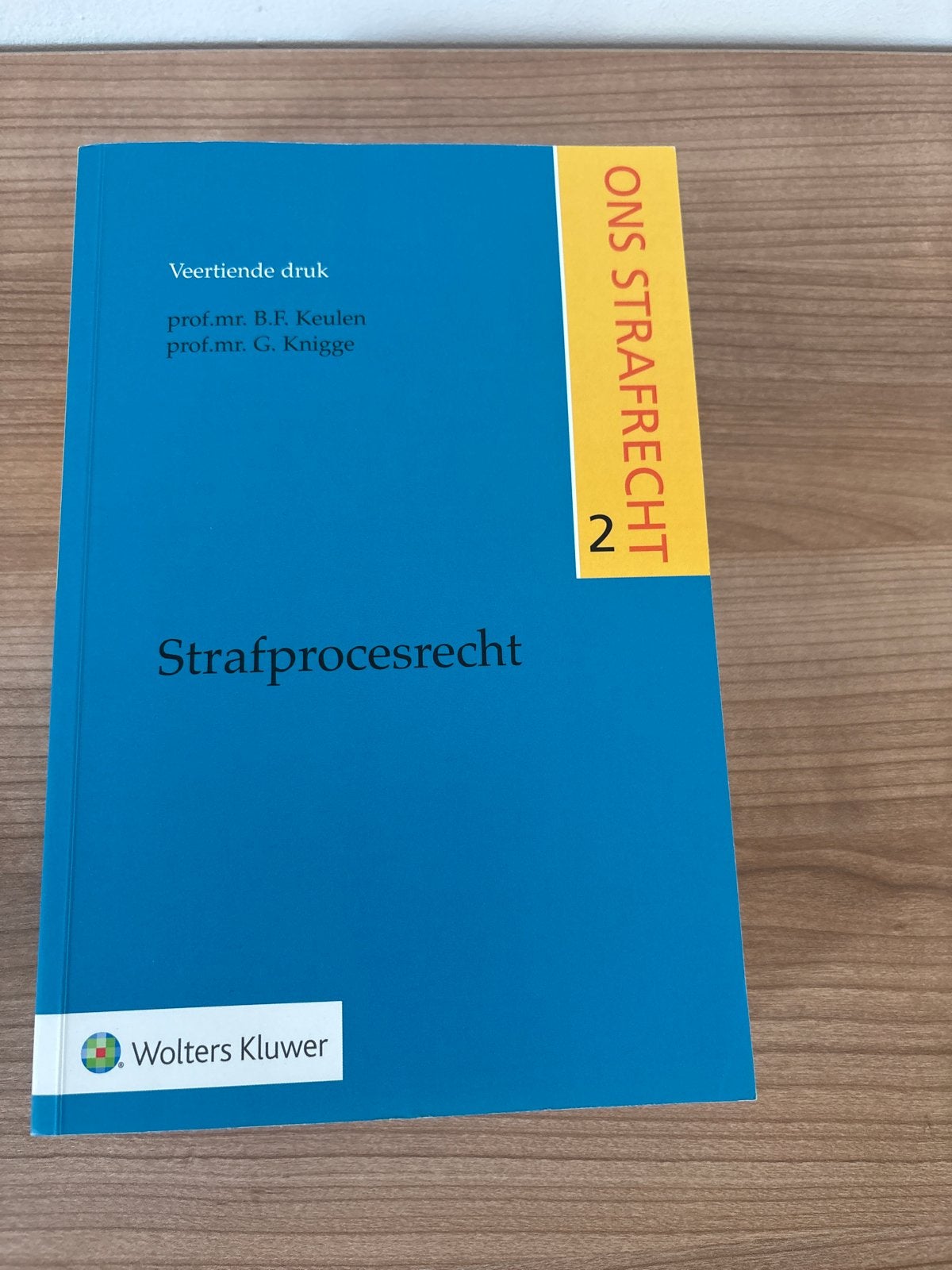 Strafprocesrecht (14e druk), Ophalen of Verzenden, Gamma, Zo goed als nieuw, HBO