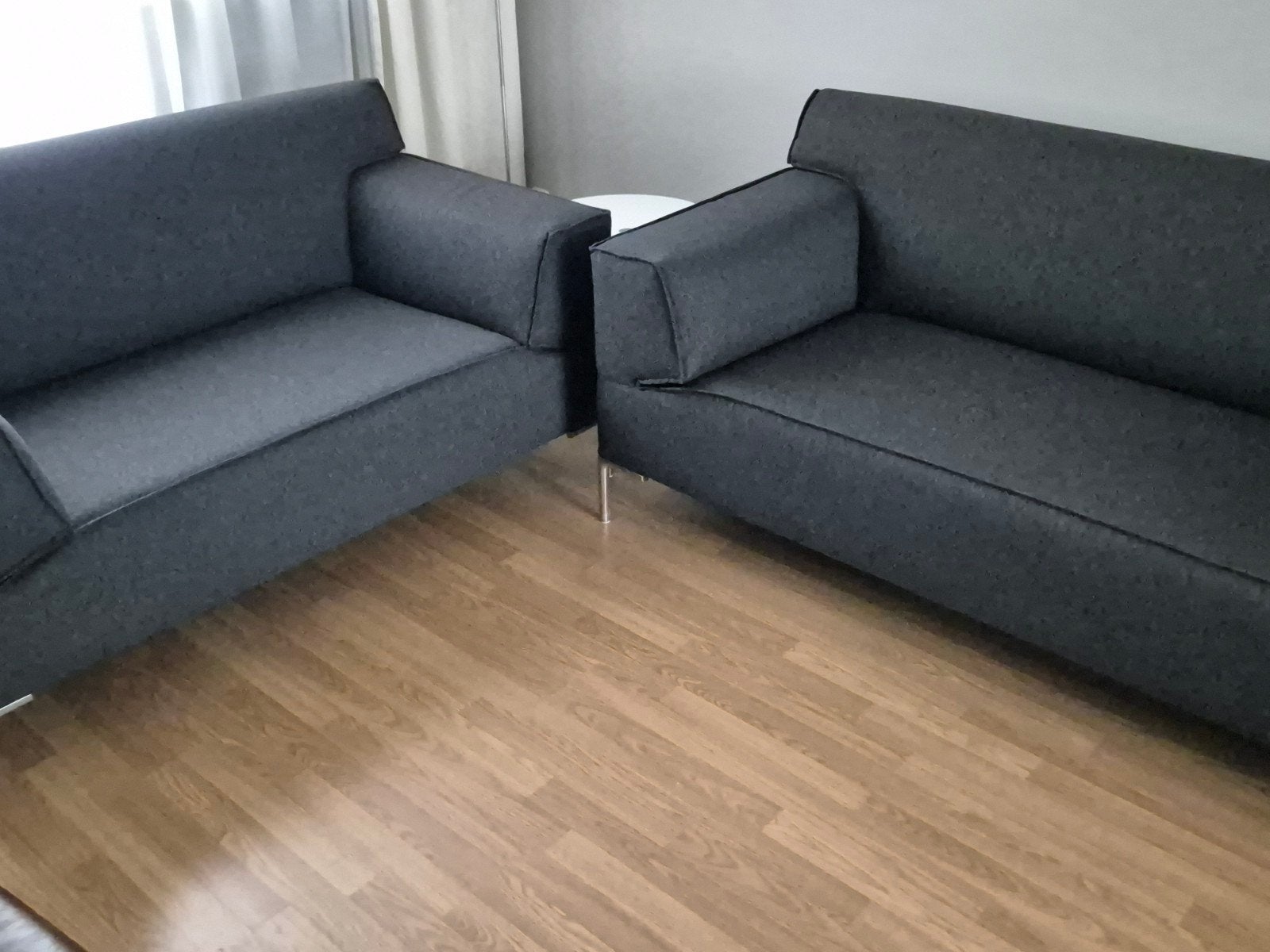 Design On Stock Bloq Bank 2,5 + 1,5 zits stof, Ophalen of Verzenden, Zo goed als nieuw, Metaal, Pode leolux rolf benz bert plantagie