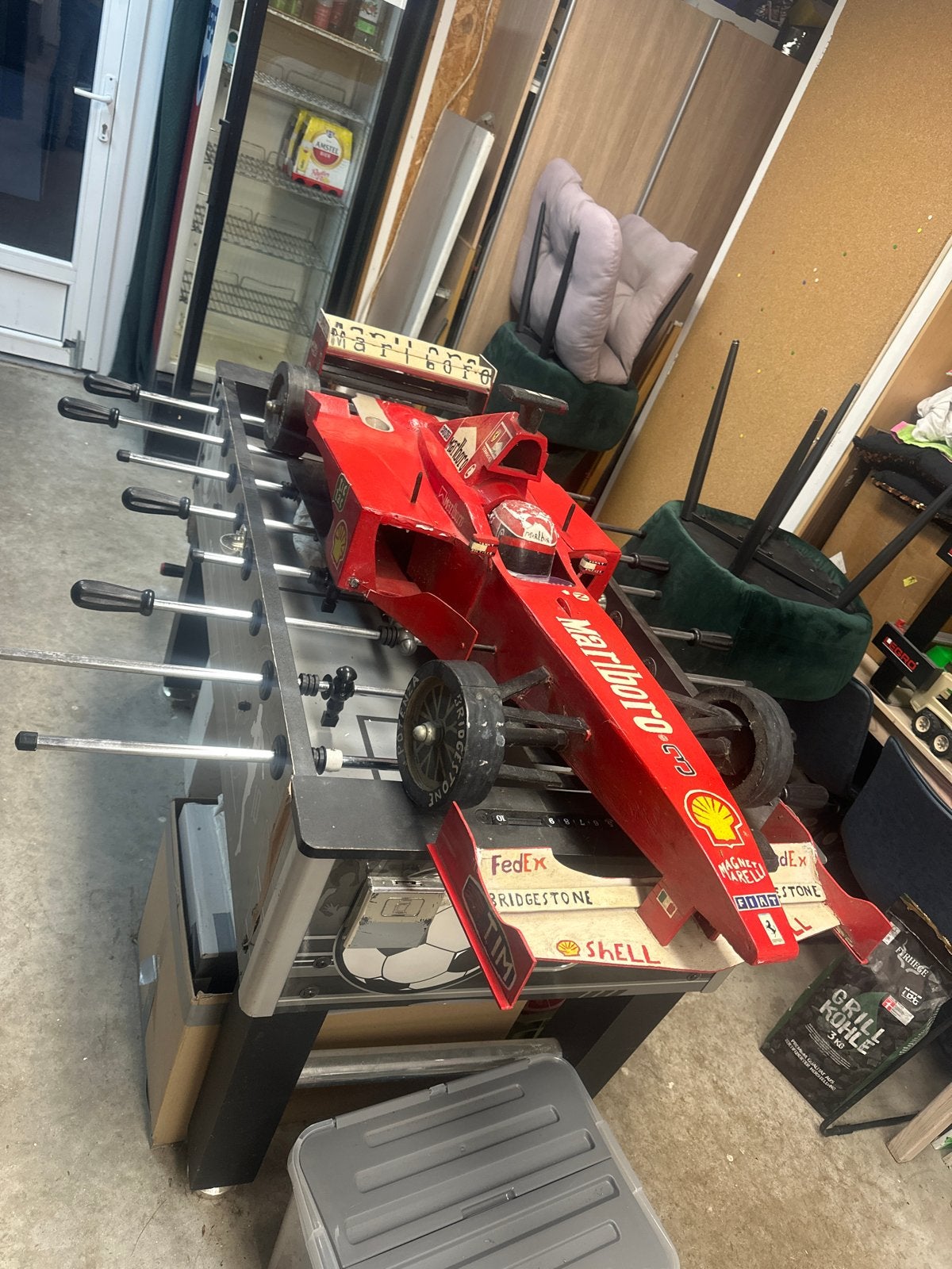 Uniek handgemaakt Ferrari F1 schaalmodel 1:3, Gebruikt, Auto, Groter dan 1:32, Ophalen