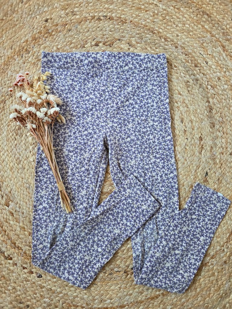 Mooie paarsgebloemde Pomp de Lux legging maat 134/140, Broek, Meisje, Ophalen of Verzenden, Zo goed als nieuw