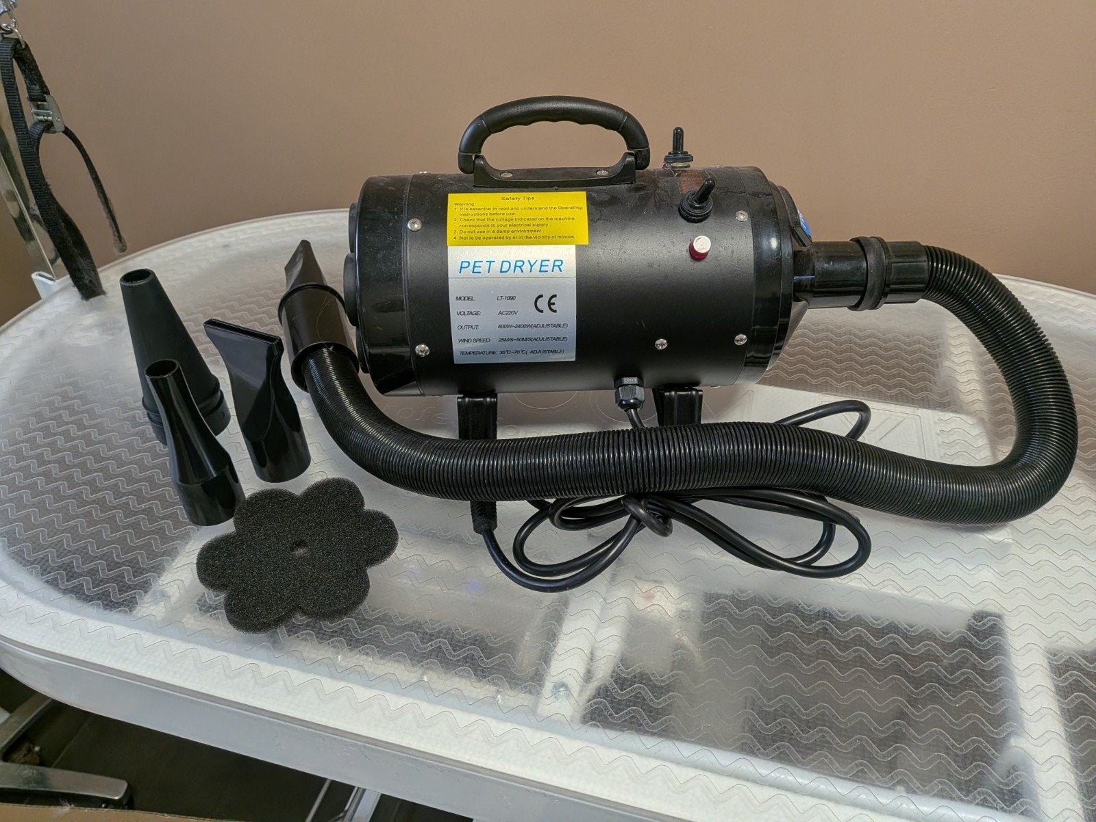 Pets dryer Waterblazer Droogblazer Pets dryer LT-1090, Dieren en Toebehoren, Ophalen, Zo goed als nieuw