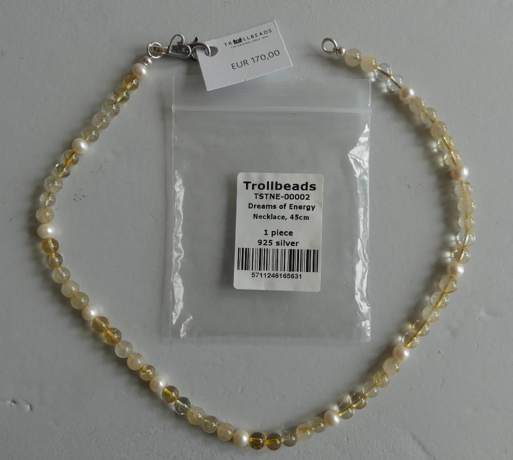 Trollbeads DROMEN VAN ENERGIE KETTING & HART slot **NIEUW**, -, Verzenden, Nieuw, Trollbeads