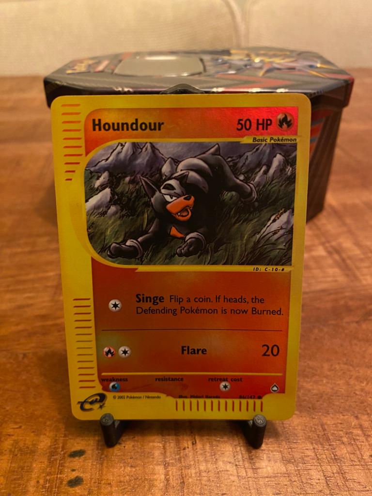 Houndour 86/147 reverse holo Aquapolis, Ophalen, Zo goed als nieuw