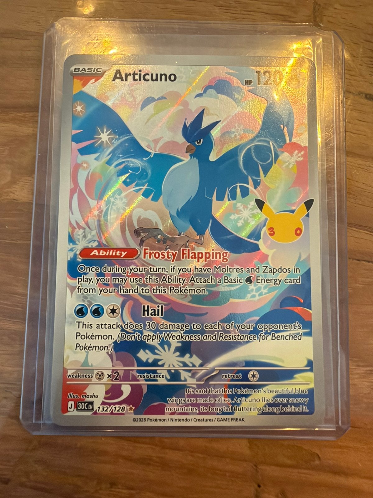 Articuno 30 jaar set, Hobby en Vrije tijd, Ophalen of Verzenden, Zo goed als nieuw