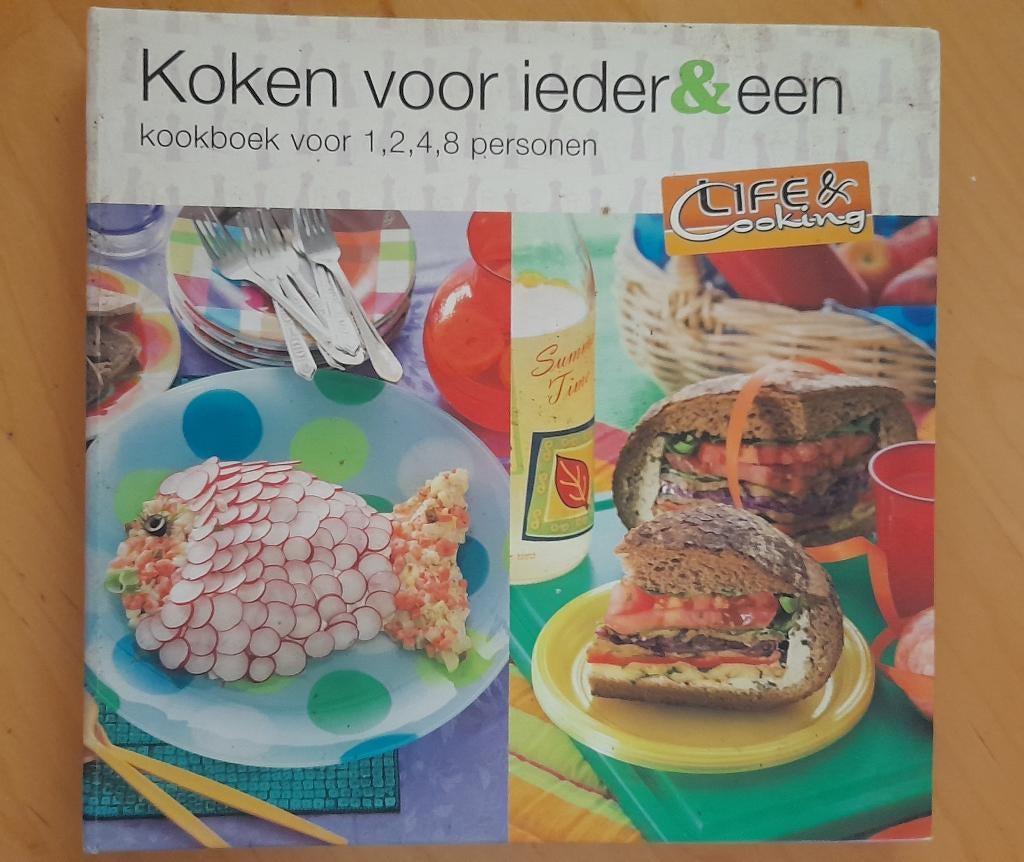 Life & Cooking - Koken voor iedereen (1, 2, 4, 8 personen), Boeken, Kookboeken, Ophalen of Verzenden, Gelezen, Rudolph van Veen