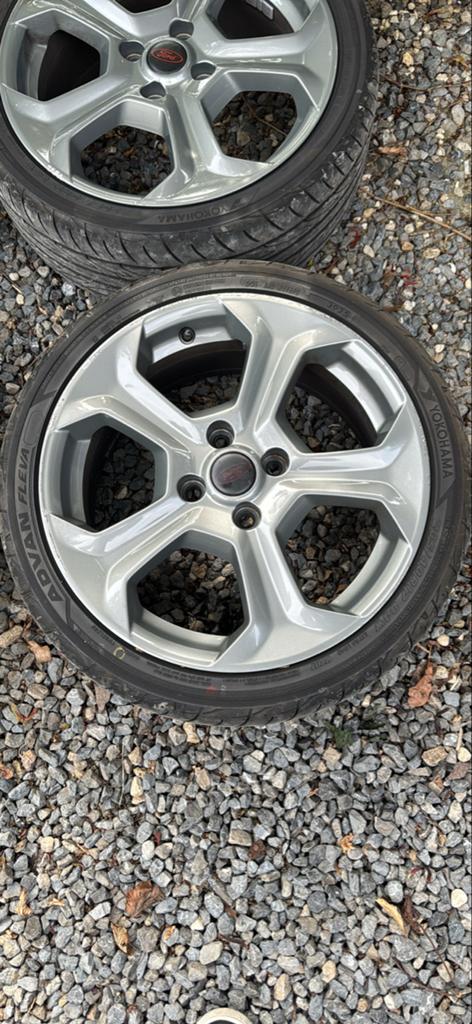 Fiesta ST velgen met zgan banden, Ophalen, Gebruikt, Banden en Velgen, 17 inch