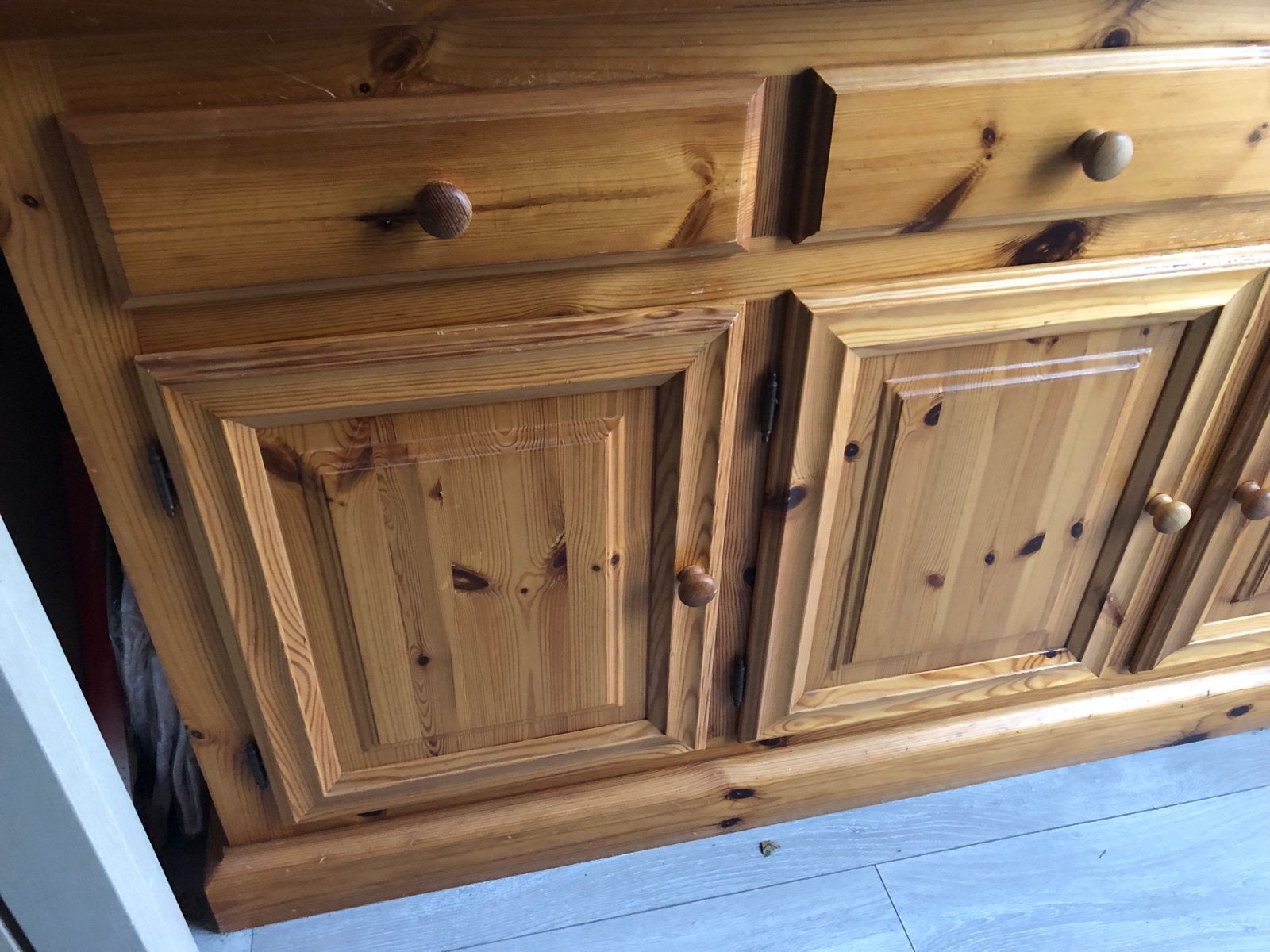 Zgan grenen dressoir(194/88/45, Huis en Inrichting, Kasten | Dressoirs, 150 tot 200 cm, Ophalen of Verzenden, Zo goed als nieuw