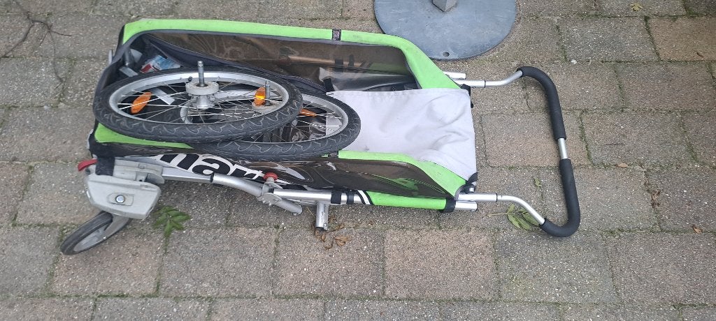 Fietskar 1p Chariot, Ophalen, Gebruikt, Minder dan 16 inch