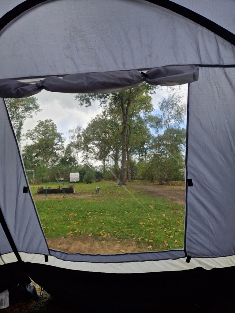 Lichtgewicht voortent,fiberglass stokken, snel droog, Ophalen of Verzenden, Zo goed als nieuw