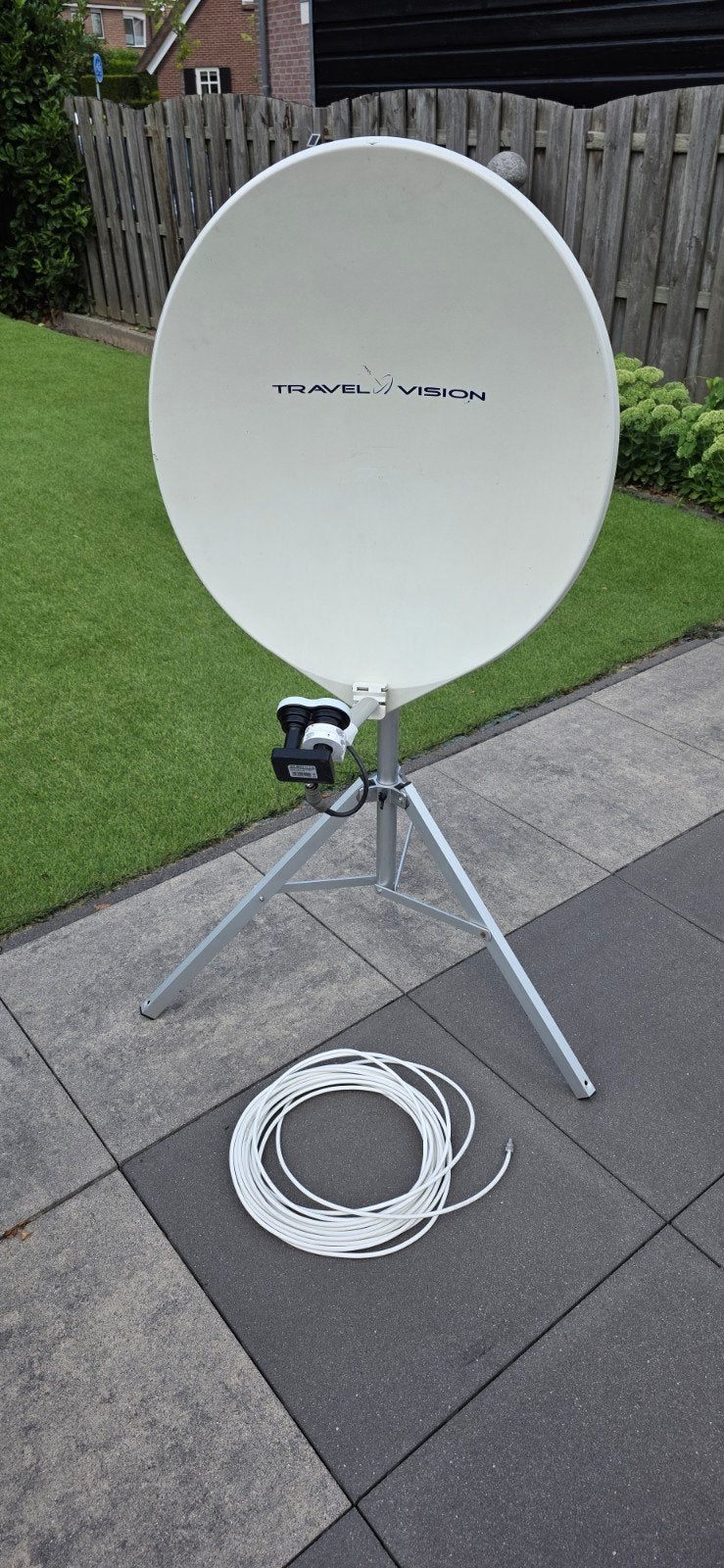 Travel Vision R7 65 cm schotelantenne, Ophalen, Gebruikt, (Schotel)antenne, Overige merken