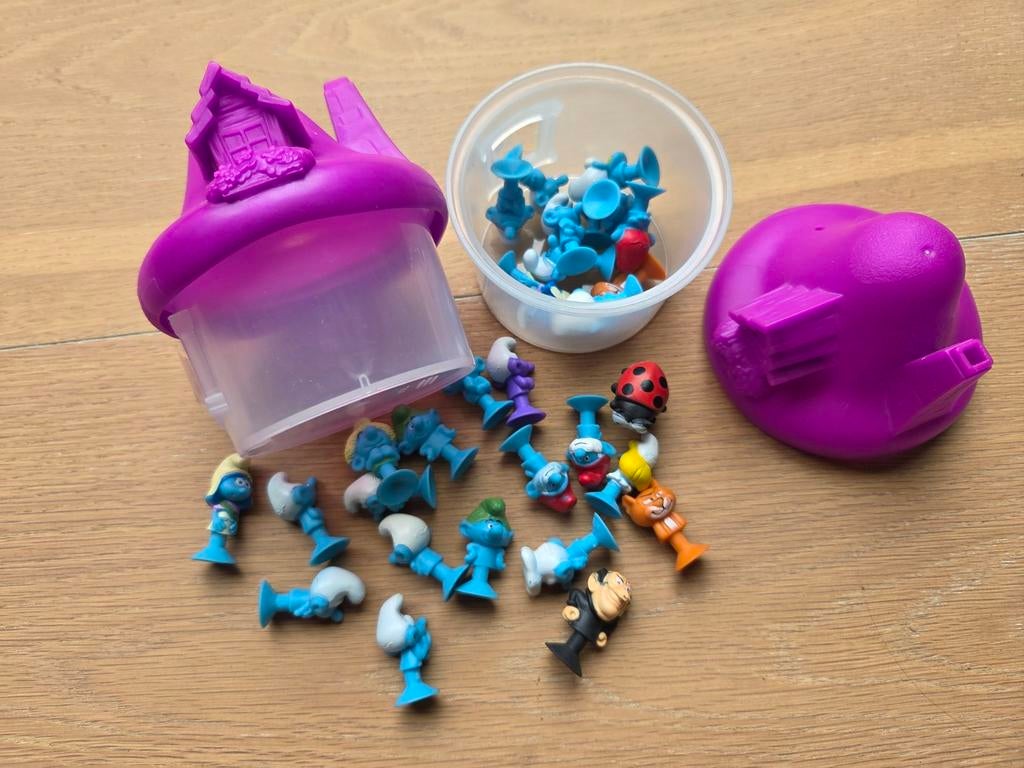 2x smurfenhuisje Mc Donalds, Ophalen of Verzenden