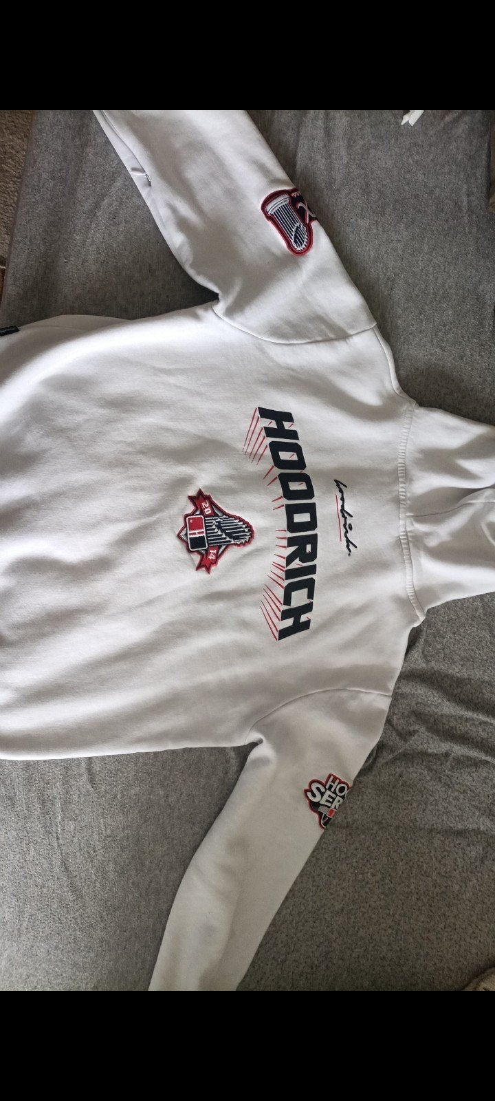 Hoodrich hoody, Kleding | Heren, Ophalen, Zo goed als nieuw, Wit, Hoodrich