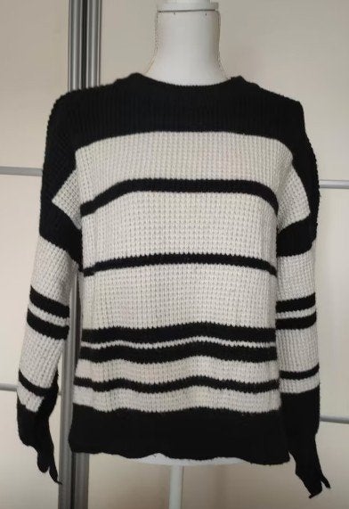 Loavies trui streep - maat M, Kleding | Dames, Truien en Vesten, Maat 38/40 (M), Zwart, Ophalen of Verzenden, Loavies