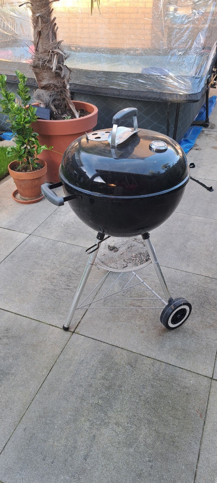 Weber bbq 47 cm, Ophalen, Gebruikt