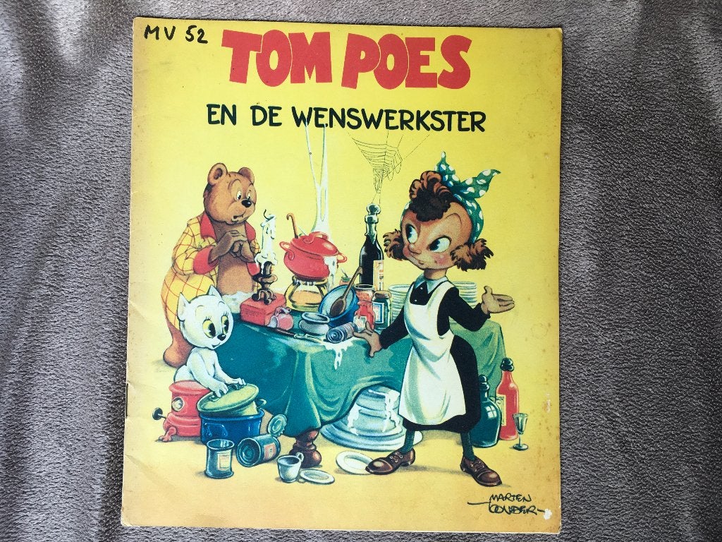 Tom Poes en de wenswerkster, Gelezen, Marten Toonder, Eén stripboek, Ophalen of Verzenden