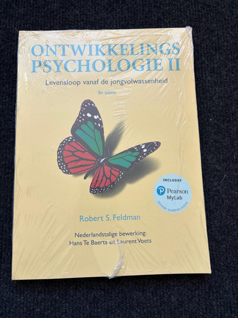 Ontwikkelingspsychologie II - Feldman (8e editie) + MyLab, Ophalen of Verzenden, Gamma, Zo goed als nieuw, HBO
