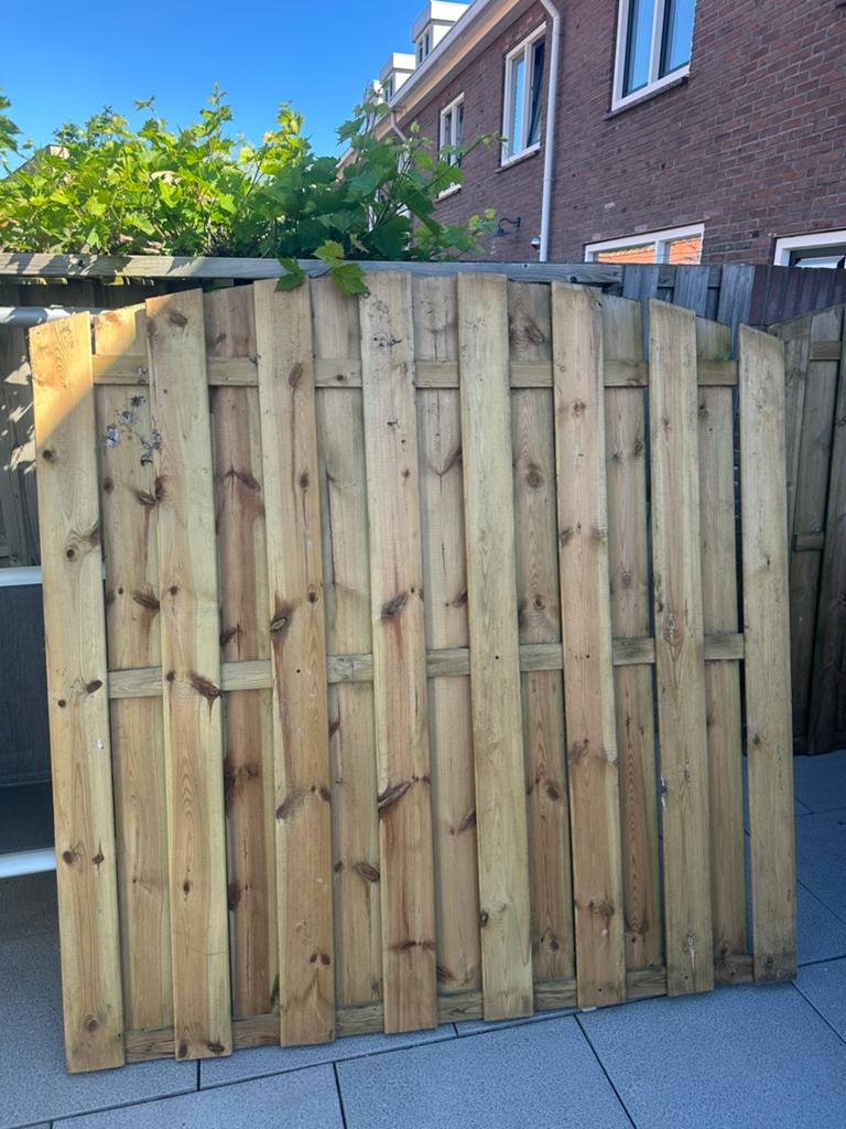 Tuinschutting, Tuin en Terras, Schuttingen, Ophalen, 1 tot 2 meter, Minder dan 3 meter, Nieuw