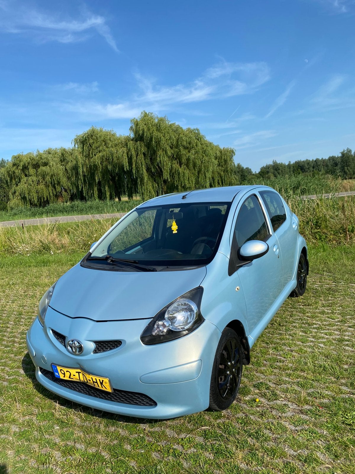 Toyota Aygo 1.0 12V Vvt-i 5DRS 2006 Blauw, Auto's, Toyota, Voorwielaandrijving, Metallic lak, Stof, 68 pk
